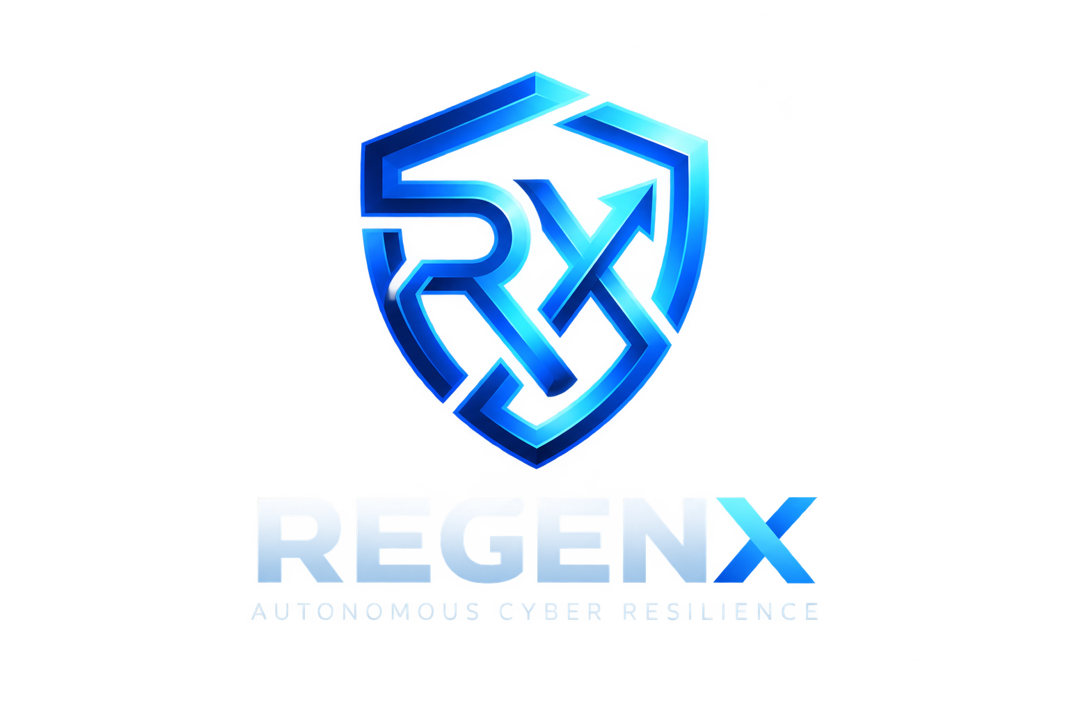 RegenX RX shield and Autonomous Cyber Resilience wordmark